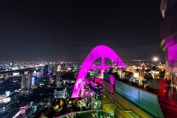Thailand: Bangkok, Red Sky Bar and Restaurant at Centara Grand