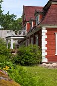 Orellen, Lettland, Herrenhaus im Barockstil, aussen