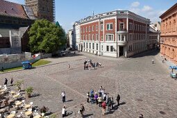 Lettland, Riga, Domplatz in Riga