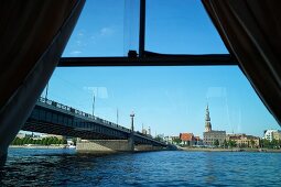 Lettland, Riga, Bootsfahrt auf der Düna