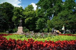 Lettland, Riga, Esplanadel, Park