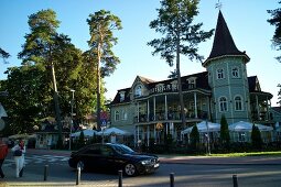 Lettland, Riga, Schloss des Pegasus, aussen