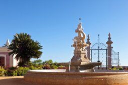 Portugal, Algarve, Pousada do Palácio de Estoi, Brunnen