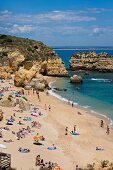 Portugal, Algarve, Küste vor Lagos, Praia Dona Ana