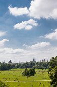 Deutschland, München, Sonnenbaden im Englischer Garten. 