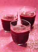 Beetroot, pear and apple juice