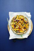 Pumpkin and poppy seed pizza