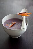 Purple carrot soup