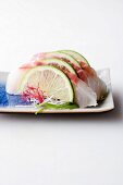 Tintenfisch-Sashimi