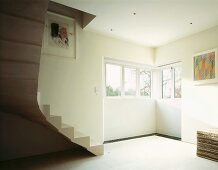 Foyer with staircase