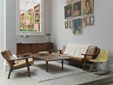 Living room with 50s furniture