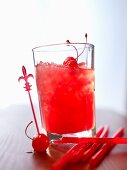 'Zombie' (cocktail) with rum and fruit juice