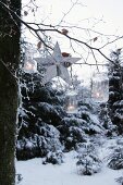 Weihnachtsstimmung im Garten