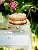 Passion fruit meringue cake