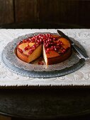 Pomegrante cake