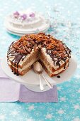 Walnut cake with coffee cream (Christmas)