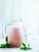 A strawberry and elderflower smoothie