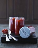 Strawberry and rhubarb jam