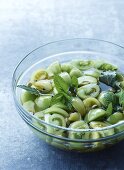 Pickled green tomatoes