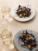 Marinated mussels