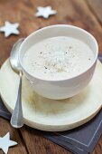 Cauliflower-turnip soup (for Christmas)