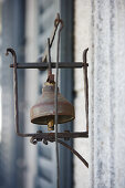 Vintage-style wrought iron door bell