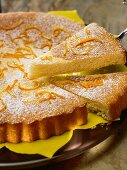 Chiffon de naranja (Biskuitkuchen mit Orangensaft gebacken)