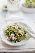 Radish salad with chicken