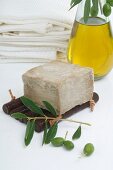 Olive oil and olive soap