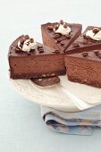 Chocolate and coffee cheesecake for Easter