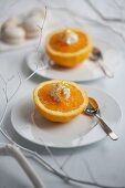 Orangen mit Orangensahne