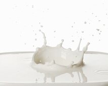 Milch-Splash