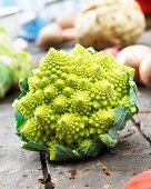 A head of romanesco broccoli