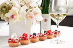 Cupcakes für eine Hochzeit