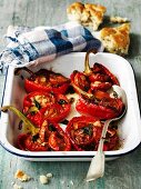 Peperone al forno (baked red peppers, Italy)