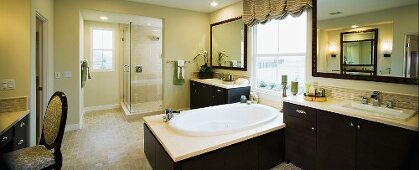 Master bathroom panoramic