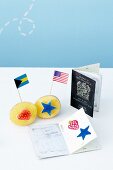 Potato stamps, toothpick flags and fake passports