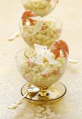 Champagne risotto with prawns