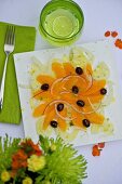 Orange and fennel salad with olives