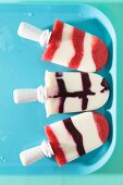 Yogurt ice lollies