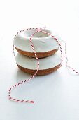 Doughnuts with sugar icing as a gift
