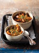 Squash wedges topped with breadcrumbs and baked