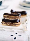 Mocha eclairs