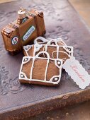 Suitcase-shaped gingerbreads