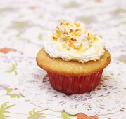 Cupcake mit Popcorn