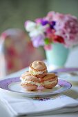 Macaroons filled with cream
