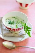 Rucolasuppe mit Dill