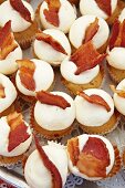Cream Cheese and Bacon Cupcakes; From Above