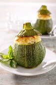 Zucchine ripiene (stuffed courgettes, Italy)