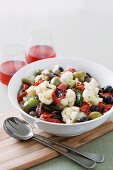 Insalata di rinforzo (salad with pickled vegetables, Southern Italy)